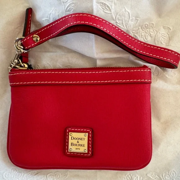 Dooney & Bourke Red Wristlet - Picture 3 of 5